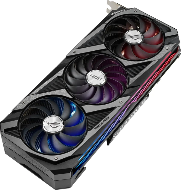 Видеокарта Asus PCI-Ex GeForce RTX 3080 ROG Strix OC 12GB