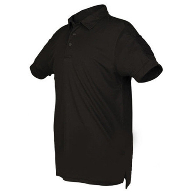 Тактическая потоотводящая футболка-поло Mil-tec цвет черный размер S (10961002_S) - изображение 2