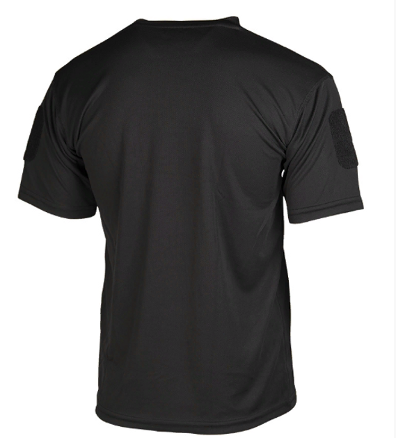 Тактична потовідвідна футболка Mil-tec Coolmax Колір Чорний Розмір 2XL (11081002_2XL) - зображення 2