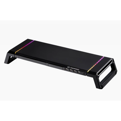 Підставка для монітора 2E GAMING, USB hub, backlight/RGB, Black (2E-CPG-007-BK) - Фото 1 Підставка для монітора 2E GAMING, USB hub, backlight/RGB, Black (2E-CPG-007-BK) - зображення 1