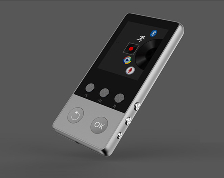 MP3 плеєр JWD A5 Plus Bluetooth Hi-Fi 16Gb із зовнішнім динаміком сріблястий - зображення 4