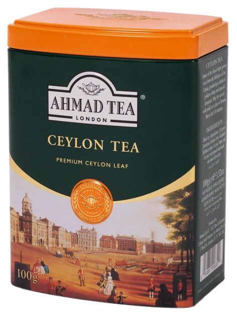 Акция на Чай чорний Ahmad Tea London Цейлон байховий листовий 100 г от Rozetka