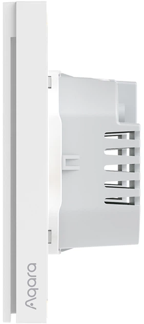 Розумний вимикач Aqara Smart Wall Switch H1 (with neutral, double rocker) (6970504214804) - зображення 2