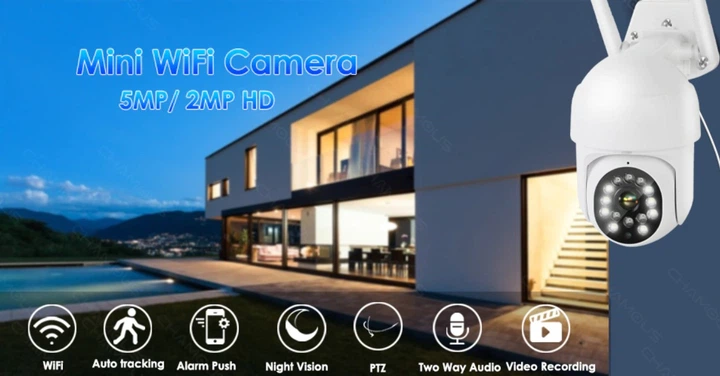 IP Камера CCTV Wi-Fi охраны безопасности Yoosee PTZ YN-8807-JW-2MP 4-x zoom 1080P - изображение 3