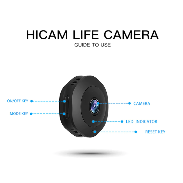 Мини камера Wi-Fi Wsdcam H6 4K, 1080P, HD с датчиком движения - изображение 5