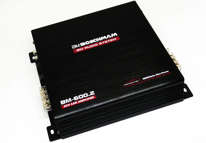 Автомобильный усилитель мощности звука 2х канальный Boschman BM Audio BM-600.2 4000W - Фото 1 Автомобильный усилитель мощности звука 2х канальный Boschman BM Audio BM-600.2 4000W - изображение 1