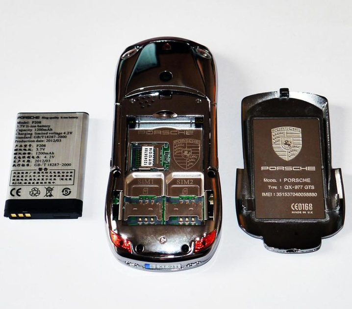 Мобильный телефон VERTU Style Porsche 911 Cayman S на 2 SIM-карты с металлическим корпусом - Фото 8 Мобильный телефон VERTU Style Porsche 911 Cayman S на 2 SIM-карты с металлическим корпусом - зображення 8