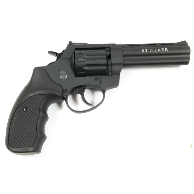 Револьвер Флобера Stalker 4.5" 4 мм Black (барабан сталь) - зображення 2