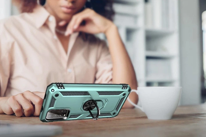 Чехол для смартфона Xiaomi Poco M4 Pro 5G BeCover Military Dark Green (BC_707123) - Фото 4 Чехол для смартфона Xiaomi Poco M4 Pro 5G BeCover Military Dark Green (BC_707123) - изображение 4