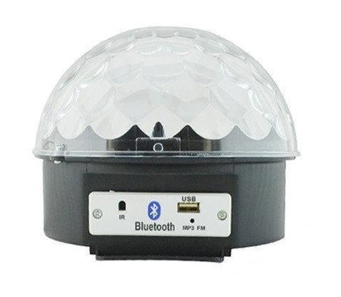 Светодиодный диско шар UKC 0193 Music Ball M6 с bluetooth, светомузыка - изображение 1
