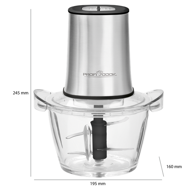 Подрібнювач (чоппер) PROFI COOK PC-MZ 1150 - зображення 2