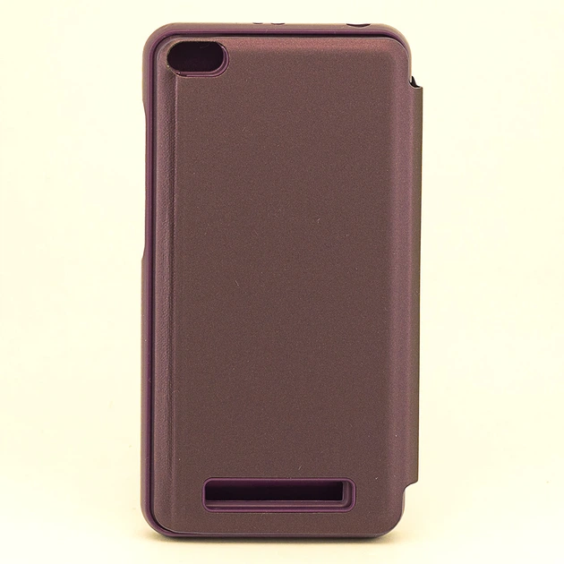 Чехол Mirror для Xiaomi Redmi 4A книжка зеркальная Clear View Purple - Фото 3 Чехол Mirror для Xiaomi Redmi 4A книжка зеркальная Clear View Purple - изображение 3