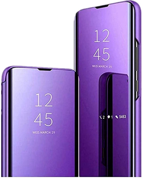 Чехол Mirror для Xiaomi Redmi 4A книжка зеркальная Clear View Purple - Фото 5 Чехол Mirror для Xiaomi Redmi 4A книжка зеркальная Clear View Purple - изображение 5