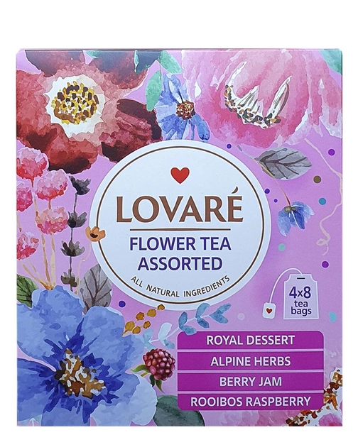 Набір чаю LOVARE "Квіткове асорті" 32 пак (56401) - изображение 2