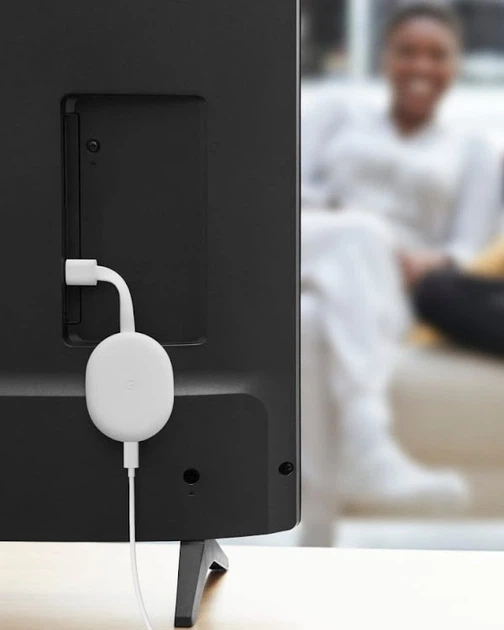 Медіаплеєр Google Chromecast 4K with Google TV White (GA01919-US