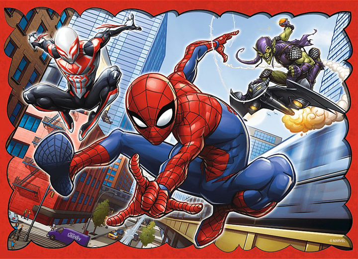 Пазли Trefl 4 в 1 - Героїчний Спайдермен / Disney Marvel Spiderman, 35 ...