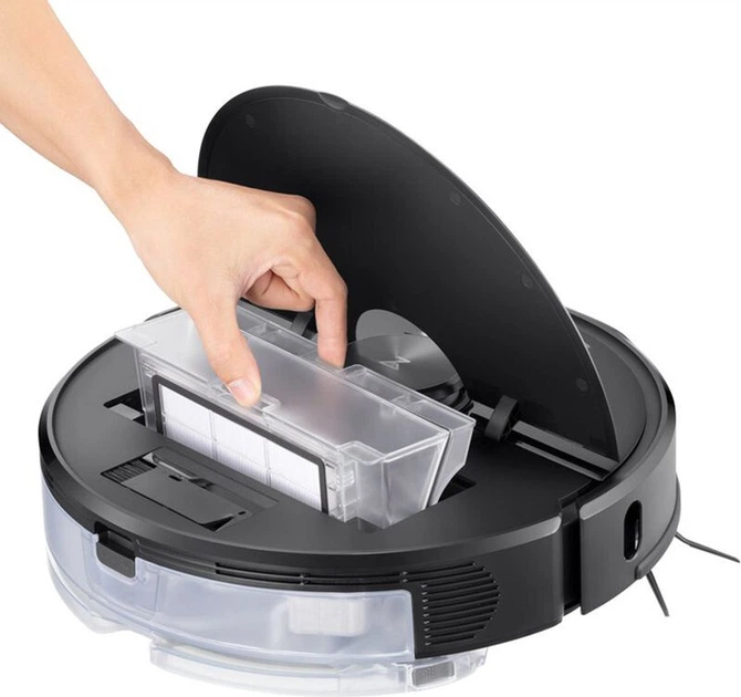 Робот пілосос Xiaomi RoboRock S6 MaxV Black - зображення 5