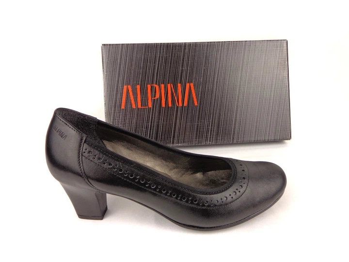 Туфлі Alpina 8S93-1 Nero - 3 38 (24.5 см) Чорні - зображення 4