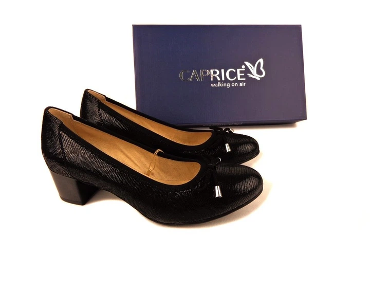 Туфлі Caprice 9-22308-20 010 36 (23 см) Чорні - изображение 2