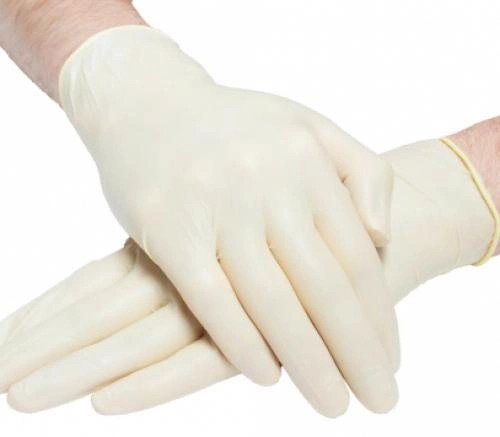 Перчатки MEDICARE латексные нестерильные припудренные р.M (50пар) - изображение 1