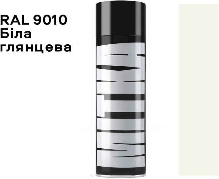 Емаль MITKA Універсальна 9010 500 мл Біла (MII044) - зображення 2