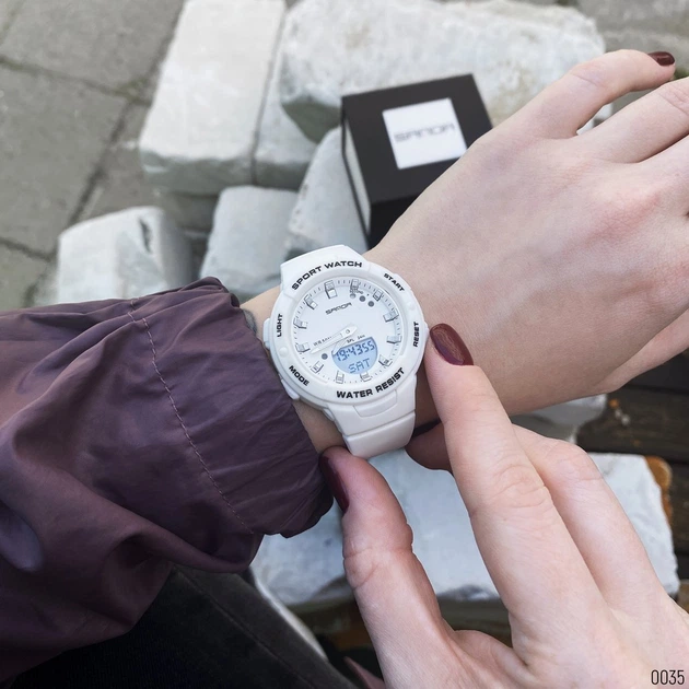 Часи Sanda 6005 White-Silver - зображення 5