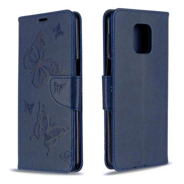 Чохол-книжка з малюнком UniCase Butterfly Pattern для Xiaomi Redmi Note 9 Pro Max / Note 9 Pro / Note 9s - Dark Blue - зображення 6
