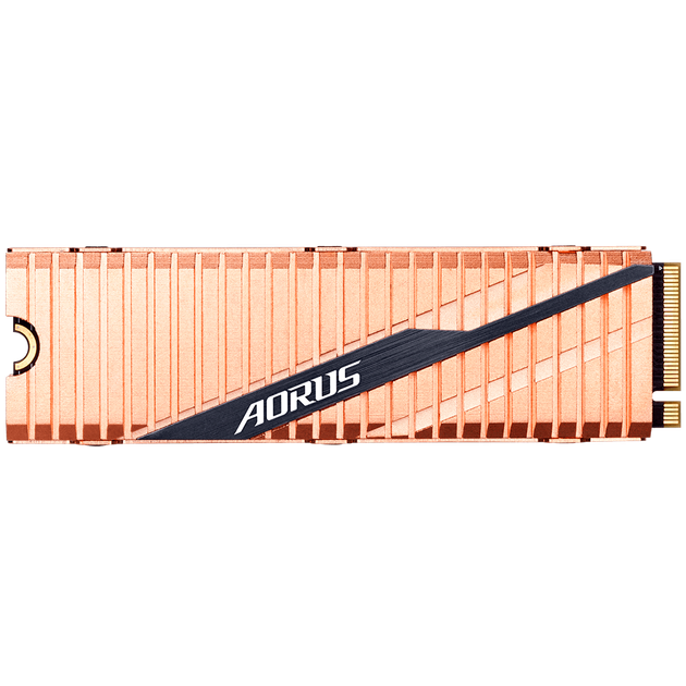 Твердотільний диск M.2 500GB GigaByte AORUS NVMe Gen4 PCI-Express 4.0x4, NVMe 1.3, Up to 5000/2500 MB/s (GP-ASM2NE6500GTTD) - Фото 2 Твердотільний диск M.2 500GB GigaByte AORUS NVMe Gen4 PCI-Express 4.0x4, NVMe 1.3, Up to 5000/2500 MB/s (GP-ASM2NE6500GTTD) - зображення 2