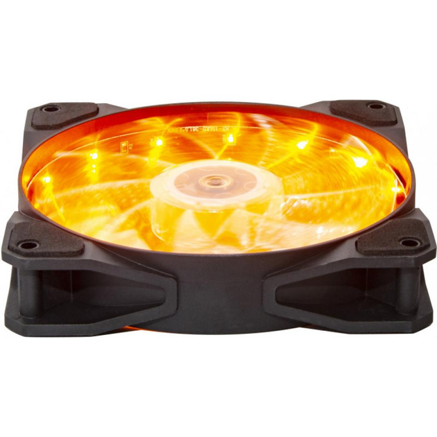 Кулер для корпуса Frime Iris LED Fan 15LED Yellow (FLF-HB120Y15) - изображение 2