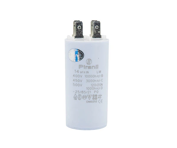 Конденсатор CBB60 14 мкФ 450V(35x72 мм), с клеммами (Piranil) - изображение 3