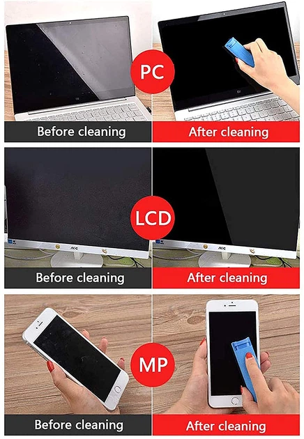 Карманный спрей c микрофиброй для чистки дисплея STR Mobile Phone Screen Cleaner - Gray - Фото 7 Карманный спрей c микрофиброй для чистки дисплея STR Mobile Phone Screen Cleaner - Gray - изображение 7