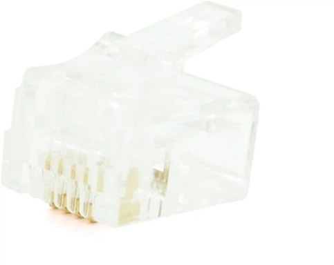 Конектор PiPo RJ-11 6P4C UTP Cat-3 100 шт. Transparent (YT-18721) - Фото 1 Конектор PiPo RJ-11 6P4C UTP Cat-3 100 шт. Transparent (YT-18721) - зображення 1