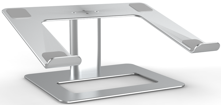 Металлическая подставка для ноутбука STR Aluminum Laptop Stand (E7) - Silver - изображение 2