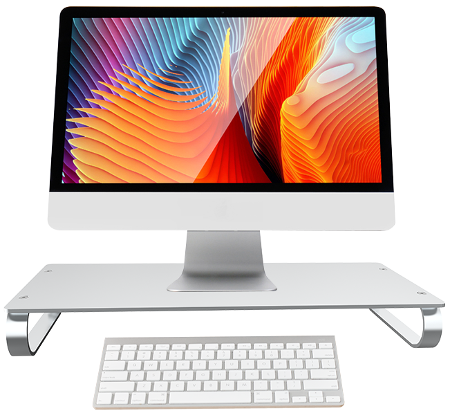 Металлическая подставка для монитора STR Aluminum Monitor Stand (C11) - Silver - Фото 1 Металлическая подставка для монитора STR Aluminum Monitor Stand (C11) - Silver - изображение 1
