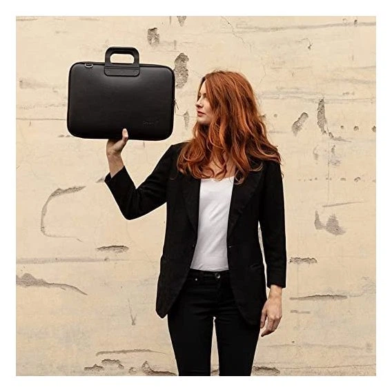 Сумка BOMBATA ALL BLACK for MacBook 13-14" з ременем - Чорна (E00824) - зображення 5