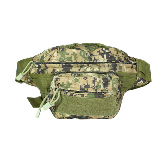 Тактическая сумка-бананка AOKALI Outdoor A29 Pixel на пояс армейская спецсумка (F_6777-30424) - изображение 2