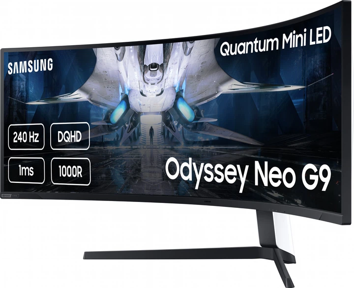 Монитор 49" Samsung Odyssey Neo G9 S49AG95 (LS49AG950NIXCI) Quantum Dot Mini-LED VA / 2048 zones / Curved 1500R / DQHD / 240Hz / 1ms GtG / 10-Bit / DCI 95% / HDR2000 / FreeSync Premium Pro / G-Sync Compatible / Low Input Lag / Black Equalizer - изображение 5
