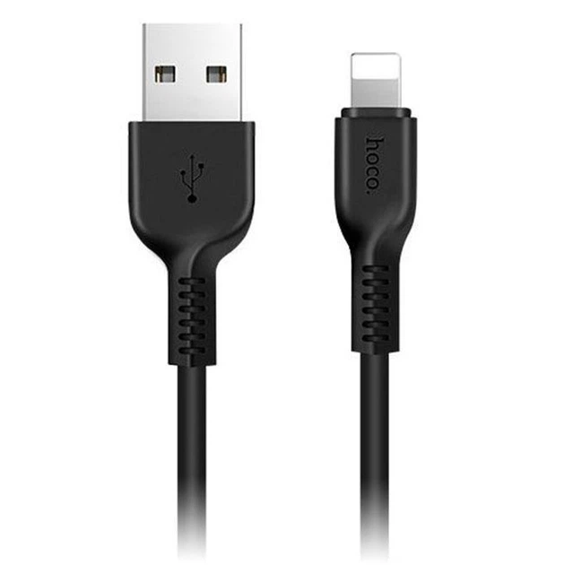 Кабель зарядки HOCO X13 (3M) Лайтнінг для Apple Lightning to USB для iOS пристроїв iPhone 6/7/8/X/Xs/11/12/13/14/15/Pro Max Чорний - Фото 1 Кабель зарядки HOCO X13 (3M) Лайтнінг для Apple Lightning to USB для iOS пристроїв iPhone 6/7/8/X/Xs/11/12/13/14/15/Pro Max Чорний - изображение 1