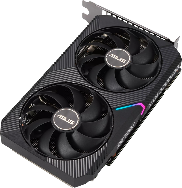 Відеокарта Asus PCI-Ex GeForce RTX 3050 Dual OC Edition 8GB GDDR6 (128bit) (14000) (HDMI, 3 x DisplayPort) (DUAL-RTX3050-O8G ) - зображення 3