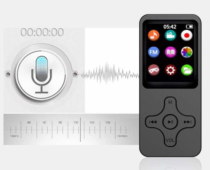 MP3 плеєр Rock Star 01A Bluetooth Hi-Fi 16Gb English version із зовнішнім динаміком - Фото 9 MP3 плеєр Rock Star 01A Bluetooth Hi-Fi 16Gb English version із зовнішнім динаміком - зображення 9