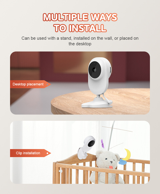 Видеоняня для смартфона Tuya K520 (Wi-Fi) 1080P - изображение 7
