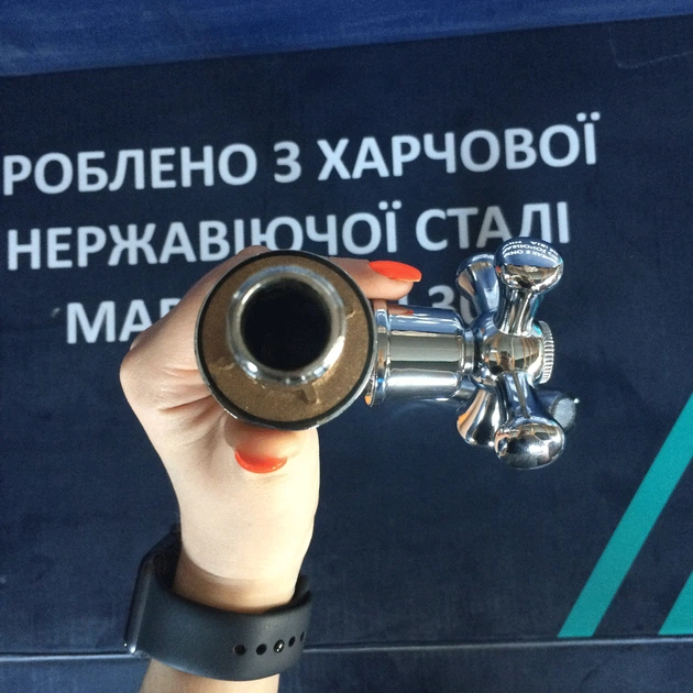 Монокран для раковины универсальный хромированый WAL LEO9-A427 - изображение 8