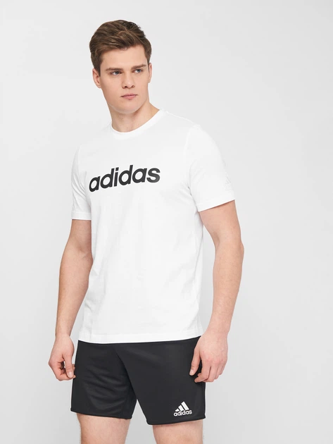 ROZETKA | Футболка Adidas M LIN SJ T GL0058 L White/Black (4062064947093).  Ціна, купити Футболка Adidas M LIN SJ T GL0058 L White/Black  (4062064947093) в Києві, Харкові, Дніпрі, Одесі, Запоріжжі, Львові. Футболка