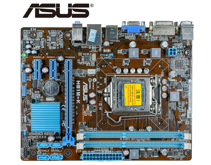 Материнська плата Asus H61M-K (s1155, Intel H61, PCI-Ex16) – фото ...