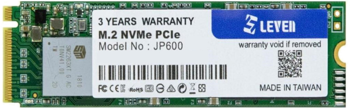 SSD диск Leven JP600 256GB M.2 2280 PCIe 3.0 x4 3D NAND TLC (JP600-256GB) - изображение 1