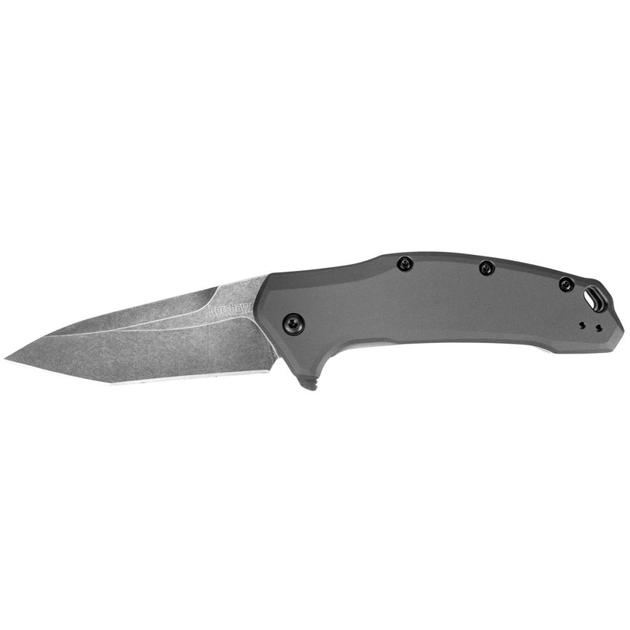Нож Kershaw Link - Tanto Gray Aluminium Blackwash (1776TGRYBW) - изображение 1