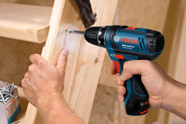 Акумуляторний дриль-шурупокрут Bosch Professional GSR 12V-15 + Набір біт +свердла (39 шт.) у м'якому кейсі (0615990G6L) - зображення 6