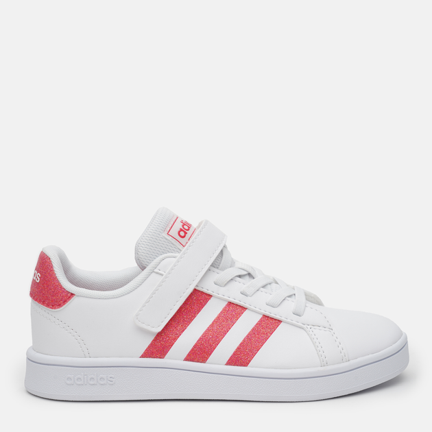 Кеды детские Adidas Grand Court C EG3811 30 (18.5) Ftwwht/Reapnk/Ftwwht ...