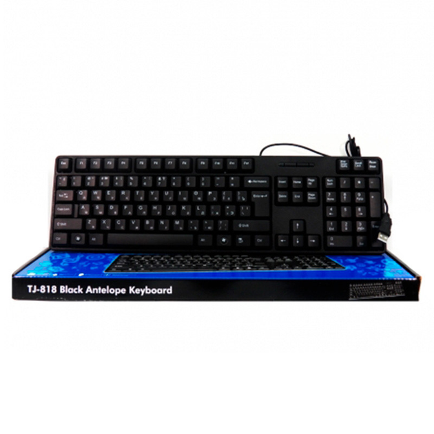 Проводная USB клавиатура Black Antelope Keyboard TJ-818 (TJ-818) - изображение 3