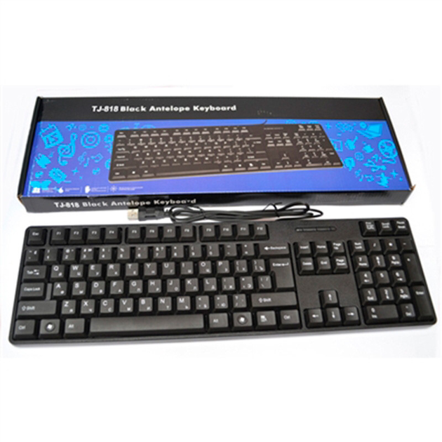 Проводная USB клавиатура Black Antelope Keyboard TJ-818 (TJ-818) - изображение 4